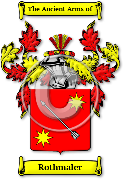 Rothmaler Family Crest Download (jpg) Legacy Series - 150 DPI