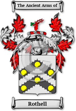 Rothell Family Crest Download (jpg) Legacy Series - 150 DPI