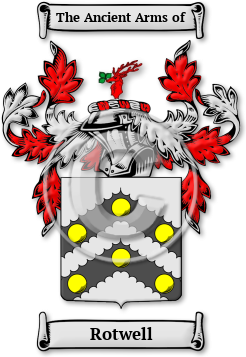 Rotwell Family Crest Download (jpg) Legacy Series - 150 DPI
