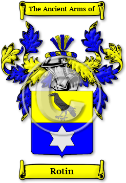Rotin Family Crest Download (jpg) Legacy Series - 150 DPI