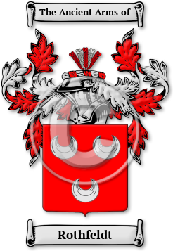Rothfeldt Family Crest Download (jpg) Legacy Series - 150 DPI
