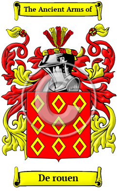 De rouen Family Crest/Coat of Arms