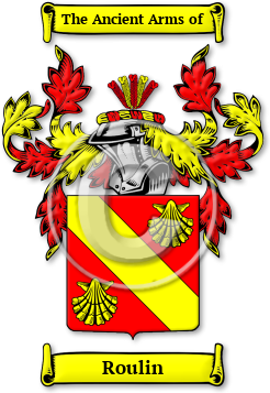 Roulin Family Crest Download (JPG) Legacy Series - 600 DPI