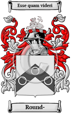 Round- Family Crest Download (JPG) Heritage Series - 600 DPI