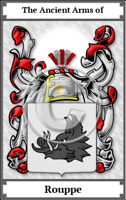 Rouppe Family Crest Download (JPG) Book Plated - 600 DPI
