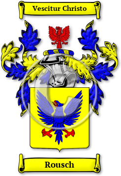 Rousch Family Crest Download (JPG) Legacy Series - 300 DPI