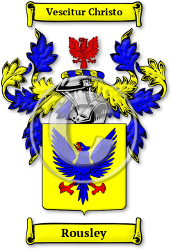 Rousley Family Crest Download (JPG) Legacy Series - 600 DPI