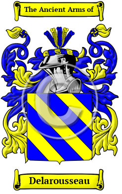 Delarousseau Family Crest/Coat of Arms