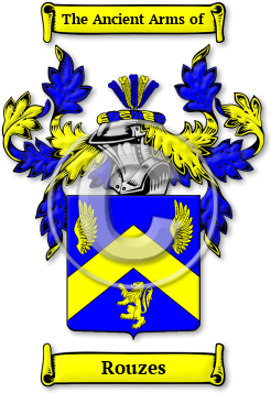 Rouzes Family Crest Download (jpg) Legacy Series - 150 DPI