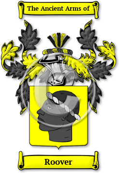 Roover Family Crest Download (jpg) Legacy Series - 150 DPI