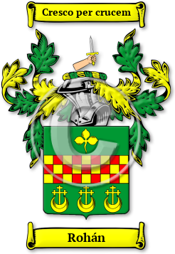 Rohán Family Crest Download (jpg) Legacy Series - 150 DPI