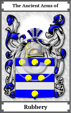 Rubbery Family Crest Download (JPG)  Book Plated - 150 DPI