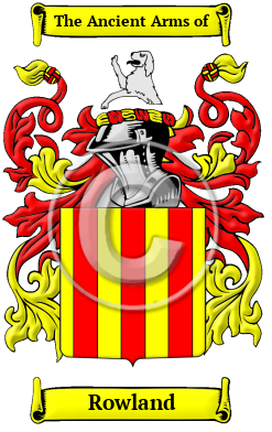 Rowland Family Crest Download (JPG) Heritage Series - 600 DPI