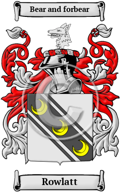 Rowlatt Family Crest Download (jpg) Heritage Series - 150 DPI