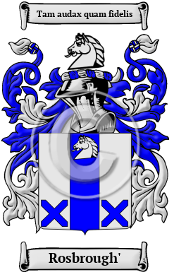 Rosbrough' Family Crest Download (JPG) Heritage Series - 600 DPI