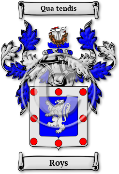 Roys Family Crest Download (jpg) Legacy Series - 150 DPI