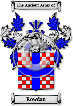 Rowdan Family Crest Download (jpg) Legacy Series - 150 DPI