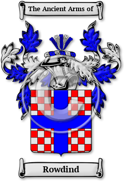 Rowdind Family Crest Download (jpg) Legacy Series - 150 DPI