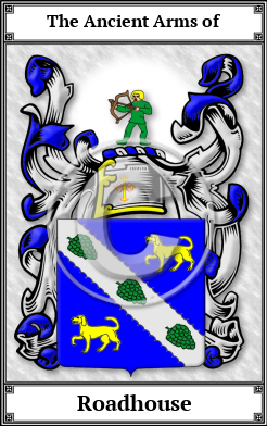 Roadhouse Family Crest Download (JPG)  Book Plated - 150 DPI