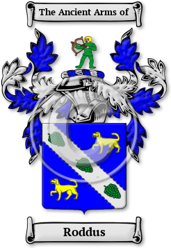 Roddus Family Crest Download (jpg) Legacy Series - 150 DPI
