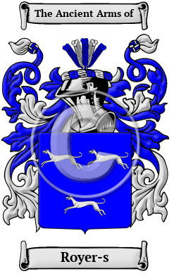 Royer-s Family Crest Download (JPG) Heritage Series - 300 DPI