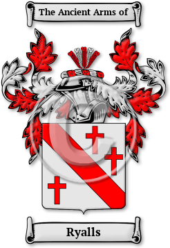 Ryalls Family Crest Download (jpg) Legacy Series - 150 DPI