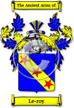 Le-roy Family Crest Download (jpg) Legacy Series - 150 DPI