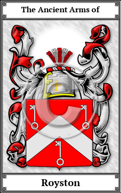 Royston Family Crest Download (JPG) Book Plated - 600 DPI