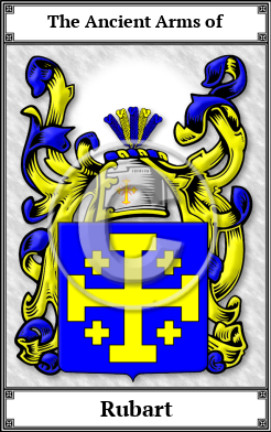 Rubart Family Crest Download (JPG) Book Plated - 600 DPI