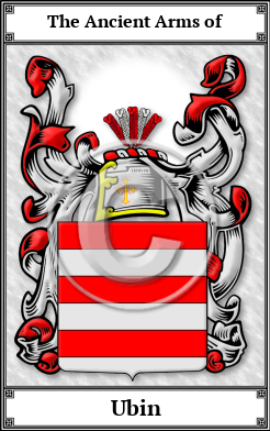 Ubin Family Crest Download (JPG) Book Plated - 600 DPI