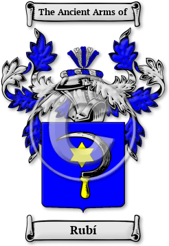 Rubí Family Crest Download (jpg) Legacy Series - 150 DPI