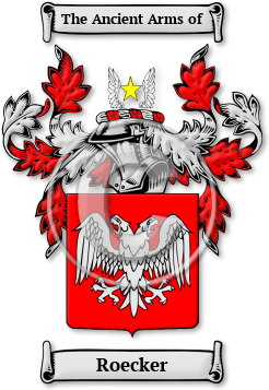 Roecker Family Crest Download (jpg) Legacy Series - 150 DPI