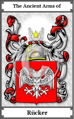 Rücker Family Crest Download (JPG)  Book Plated - 150 DPI