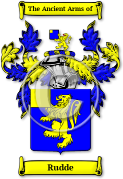 Rudde Family Crest Download (jpg) Legacy Series - 150 DPI