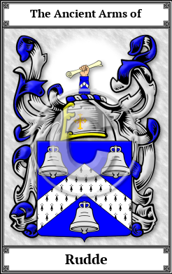 Rudde Family Crest Download (JPG)  Book Plated - 150 DPI