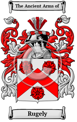 Rugely Family Crest/Coat of Arms