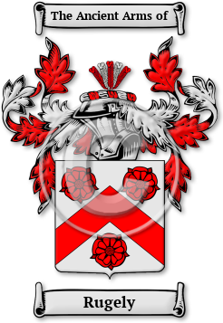 Rugely Family Crest Download (jpg) Legacy Series - 150 DPI