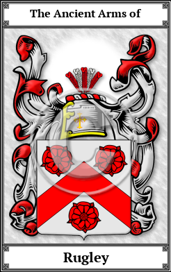 Rugley Family Crest Download (JPG)  Book Plated - 150 DPI