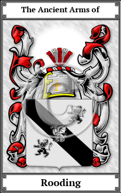 Rooding Family Crest Download (JPG)  Book Plated - 150 DPI