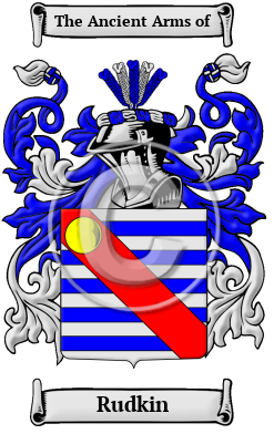 Rudkin Family Crest/Coat of Arms