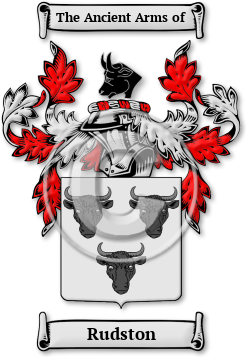 Rudston Family Crest Download (jpg) Legacy Series - 150 DPI