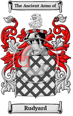 Rudyard Family Crest Download (jpg) Heritage Series - 150 DPI
