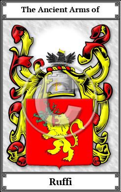 Ruffi Family Crest Download (JPG) Book Plated - 600 DPI