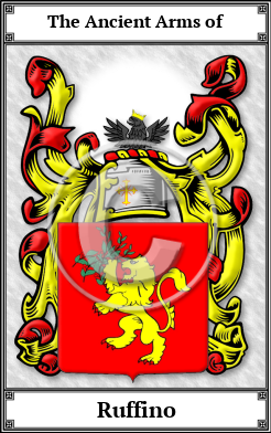 Ruffino Family Crest Download (JPG)  Book Plated - 150 DPI