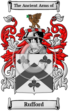 Rufford Family Crest Download (JPG) Heritage Series - 600 DPI