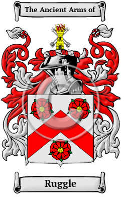 Ruggle Family Crest/Coat of Arms