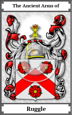 Ruggle Family Crest Download (JPG)  Book Plated - 150 DPI