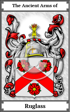 Ruglass Family Crest Download (JPG)  Book Plated - 150 DPI