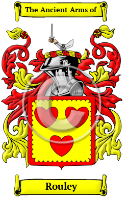 Rouley Family Crest/Coat of Arms