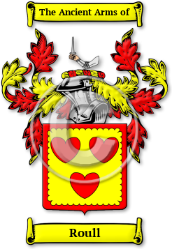 Roull Family Crest Download (jpg) Legacy Series - 150 DPI